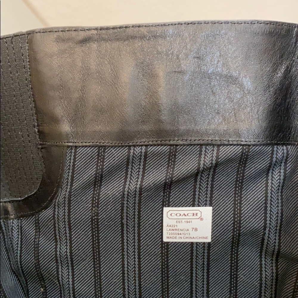 Coach Lawrencia Tumbled Glazed Riding Boots - Picture 10 of 13